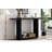 Mirod Elegant Minimalist Console Table with Curved Corners,Natural Wood Veneer,U-Base Design for Easy Placement ,Perfect for Displaying Your Treasures,Simple Assembly-18740989