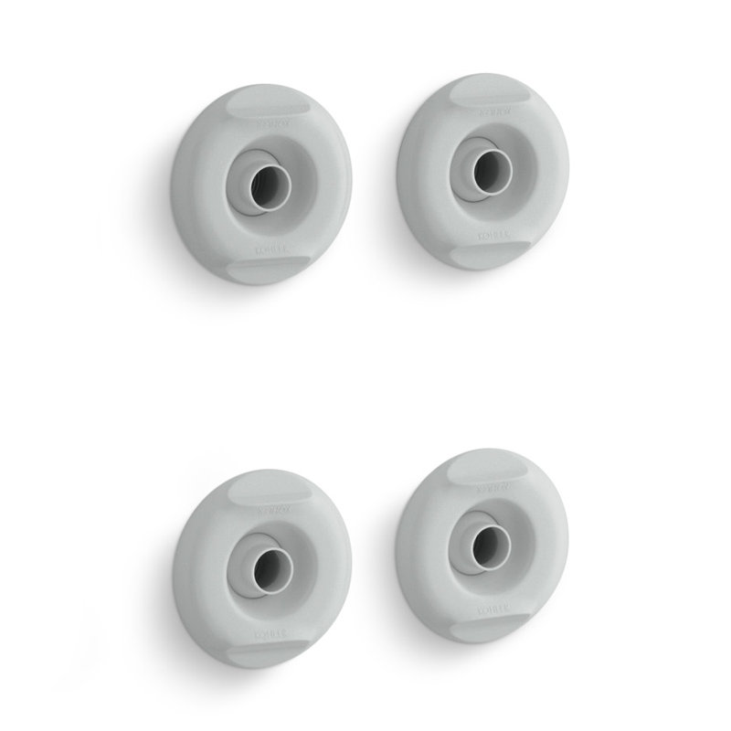 Flexjet Whirlpool Trim Kit with Four Jets, Ice Grey