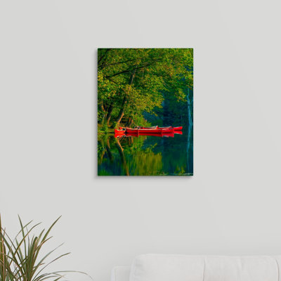 " Red Canoes " by Steven Maxx