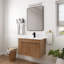 Meuble-lavabo de 30 pouces avec lavabo en céramique et tablette ajustable-1992734313