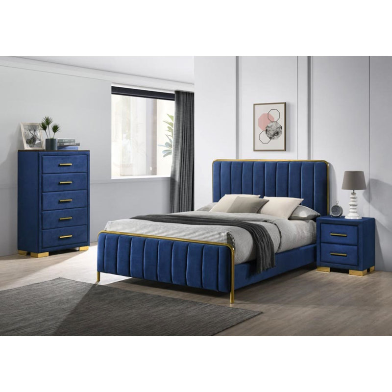 Atkison Upholstered Bed, Kingsize (5')