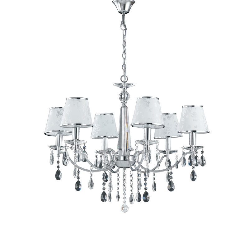 Athena 6 - Light Shaded Chandelier