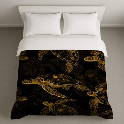Housses de couette Golden Sea Turtles