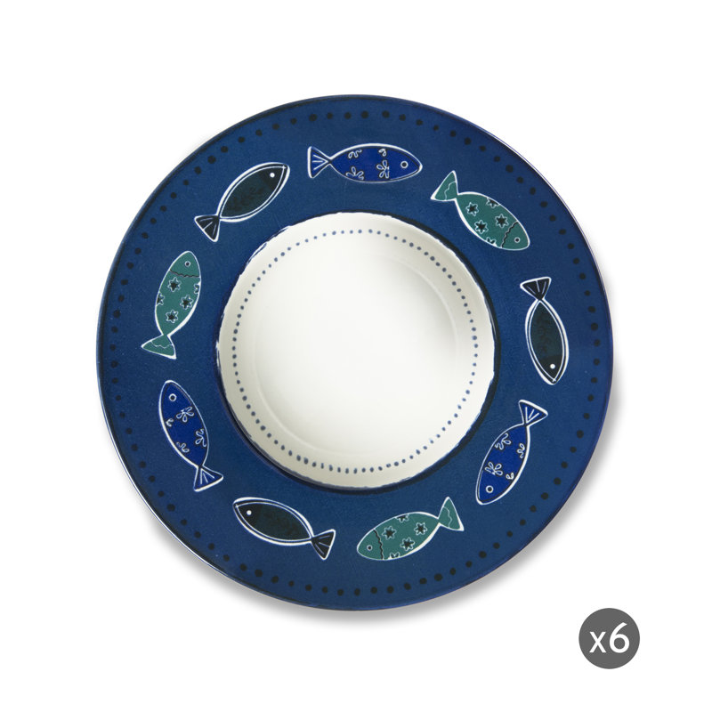 Excelsa Ocean Ceramic Pasta Dish