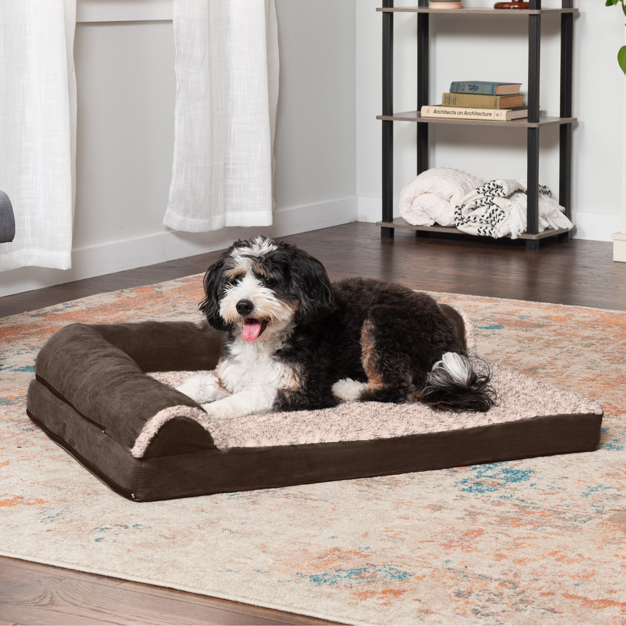 Chaise discount dog bed