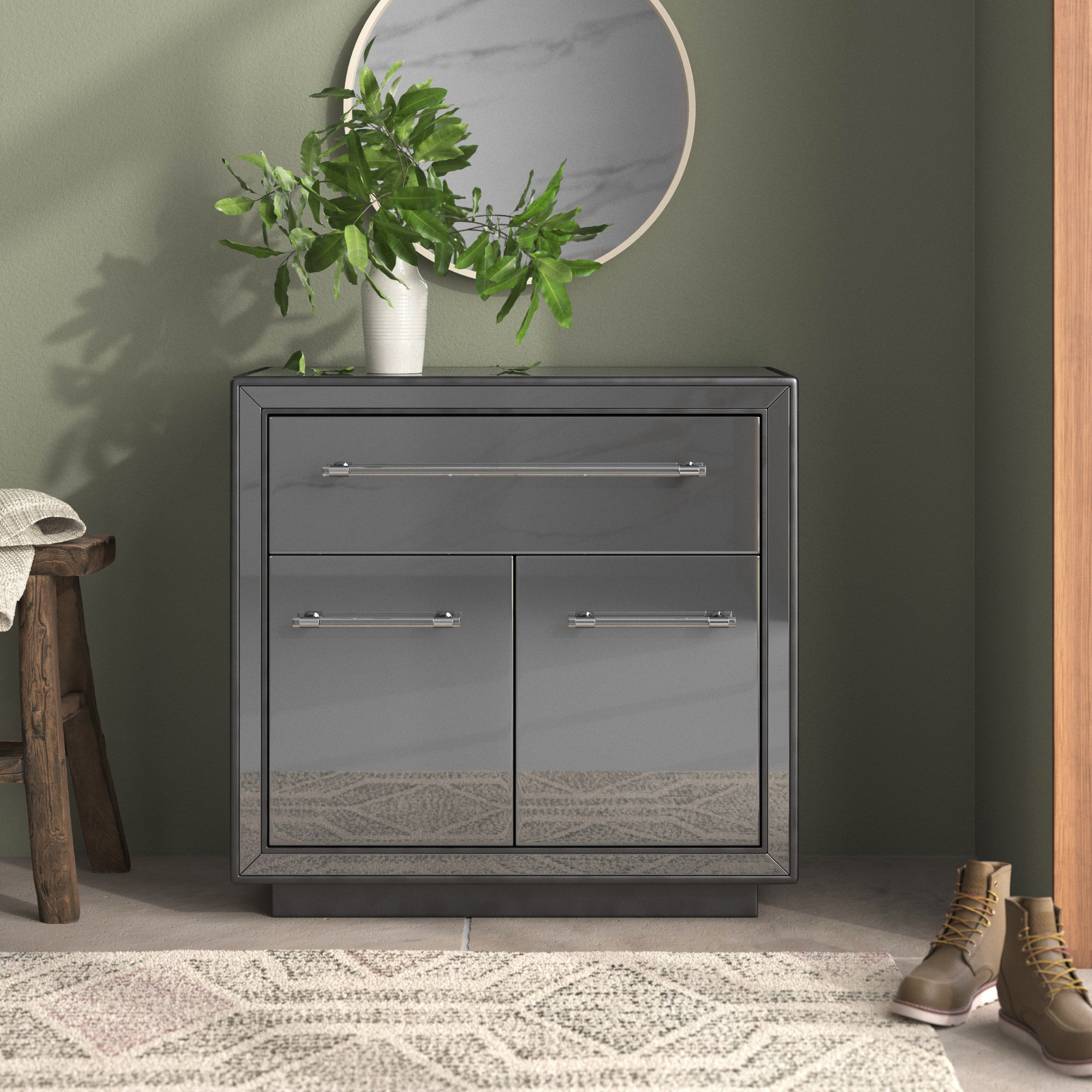 Latitude Run® Point 1-Drawer Dresser & Reviews | Wayfair