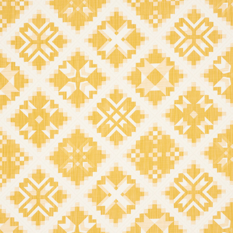 Tristan Cotton Blend Fabric, Yellow