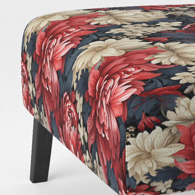 Fauteuil de chambre Mystic Red Damask Whispers