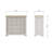 Joulon 6 Drawer Chest of Drawers. 4 + 2 Configuration. Solid Wood. Oak Top. Fully Assembled.-2065843390