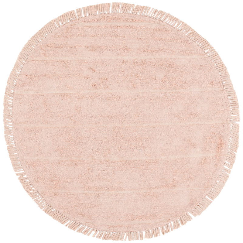 Tapis en coton Fredeline, Rond 6 pi