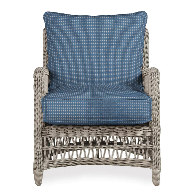 Mackinac Outdoor Lounge Chair, Bamboo Bay Sky