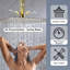 Rain Fixed Shower Head 2.5 GPM GPM-818704762