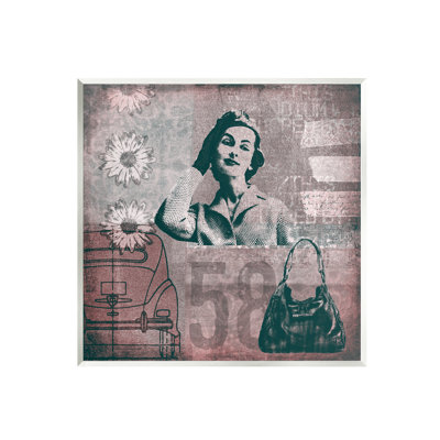 «Vintage Fashion Woman Collage» par Andrea Haase - impression