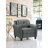 Ibiza 33.9" Round Arm Tufted Armchair-1783690940