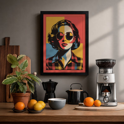 Modern Pop Icon Pop Art - Framed Print