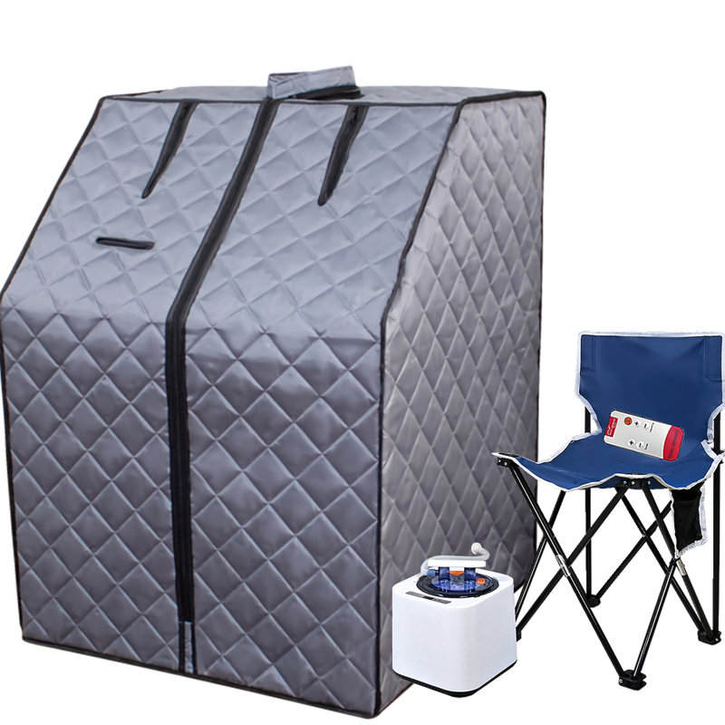 Équipement pour la maison - Générateur de vapeur de 1 000 W, capacité de 2 L, fauteuil pliable et télécommande