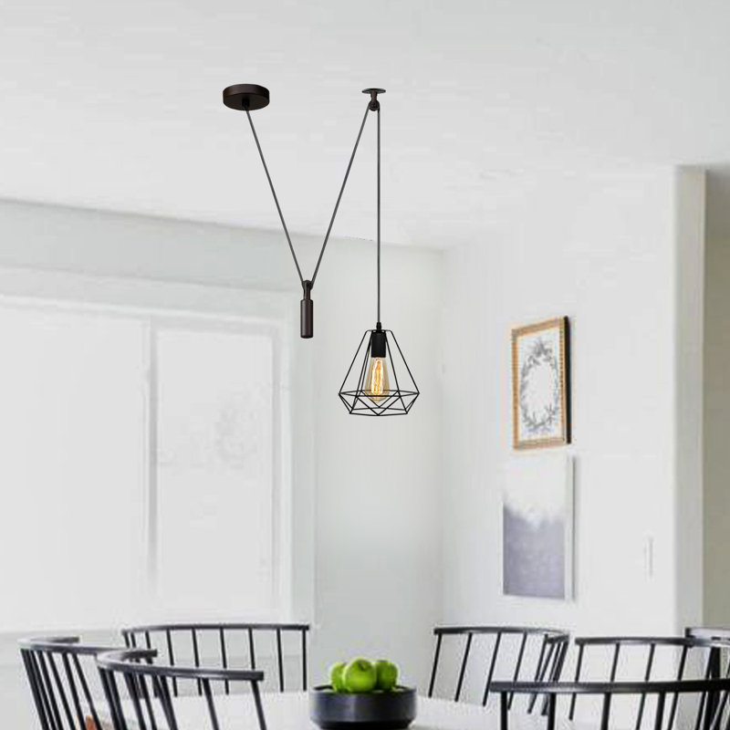 Bouvard 1 - Light Black Cluster Pendant