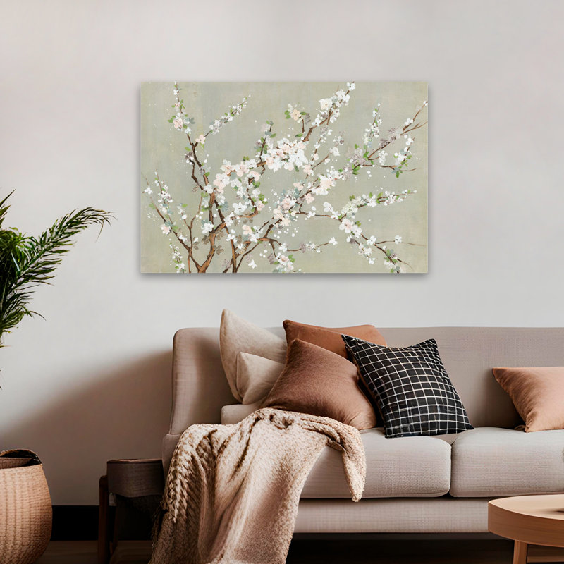 Paysage, nature, plantes, fleurs, art mural Geisha, H 32 po x l 48 po