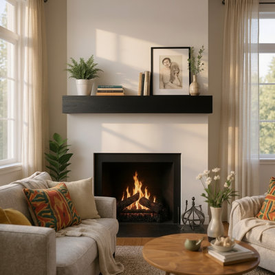 Cecilia  Hand Carved Mantel