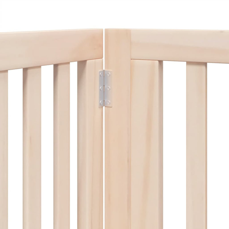 Pottersville Solid Wood Dog House Door, 60cm H x 640cm W x 2cm D, Beige