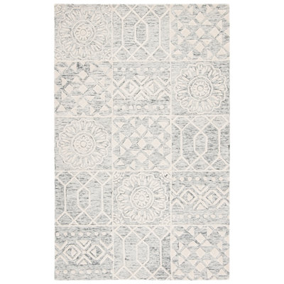 Tapis en laine et coton touffeté à la main Metro