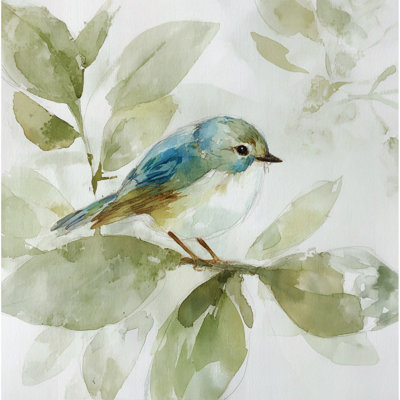 Quiet Moment - Bird Watercolor Art Print