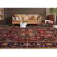Elegant Wool Oriental Area Rug in Red/Charcoal-62384930