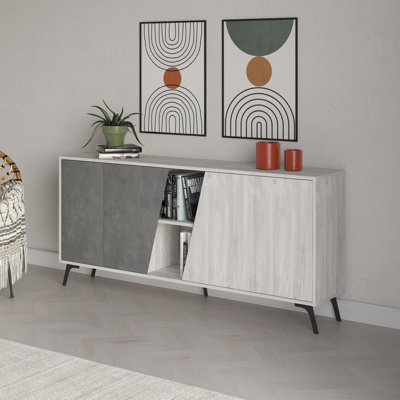 Fiona 180cm Wide Sideboard Console with Storage and Modern Design