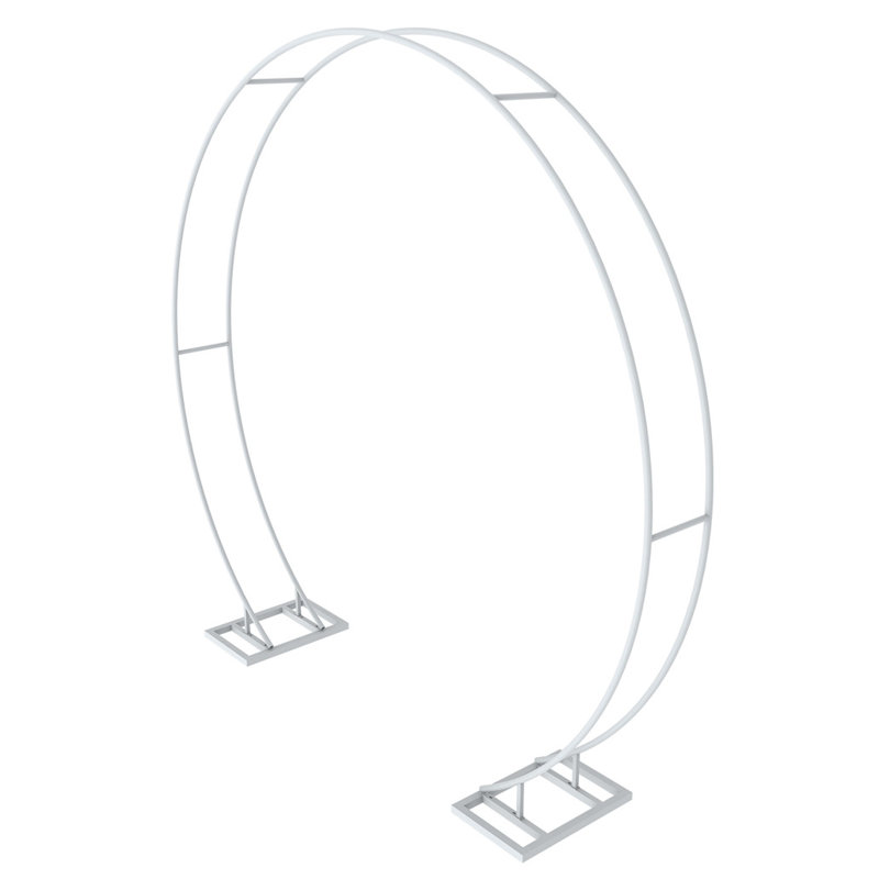 Bevins Iron Arbour in Clear, 220cm H x 200cm W x 20cm D