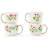 Gibson Home Inspired Gardens 8 Piece 17.5 Ounce Ceramic Assorted Mug Set