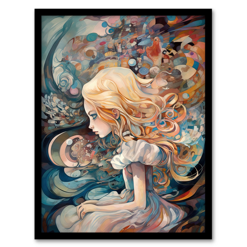 Breighana Alice In Wonderland Prison Whimsical Adventure - Single Picture Frame Print