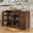 45.7''W  3 Drawer Sideboard with Pantry Doors, Adjustable Shelves and Large Drawer-554902957