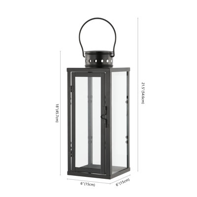 21.75'' H Metal Floor Lantern
