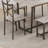6-Piece Dining Set with Compact Design and Durable Steel Frame, Perfect for Kitchen and Living Room-1193217552