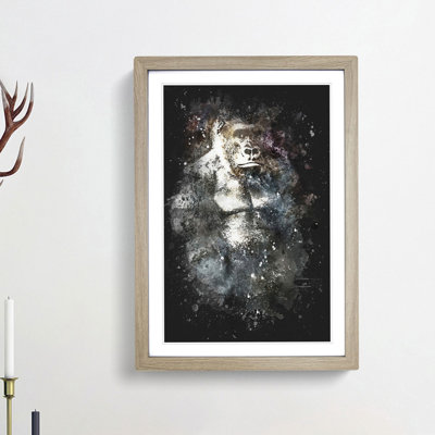 The Silverback Gorilla - Framed Print