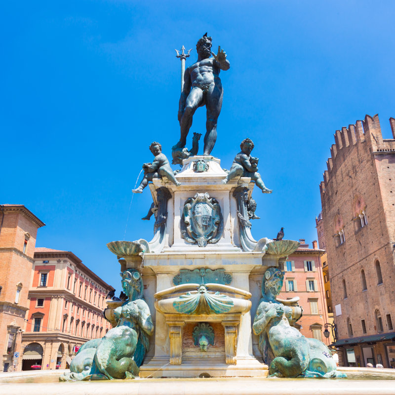 Fountain Of Neptune, Bologna by Kasto80 - Wrapped Canvas Print, 51cm H x 51cm W