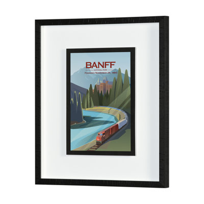 Go Canada By Studio A Hand Embellished Decograph Framed Art Print