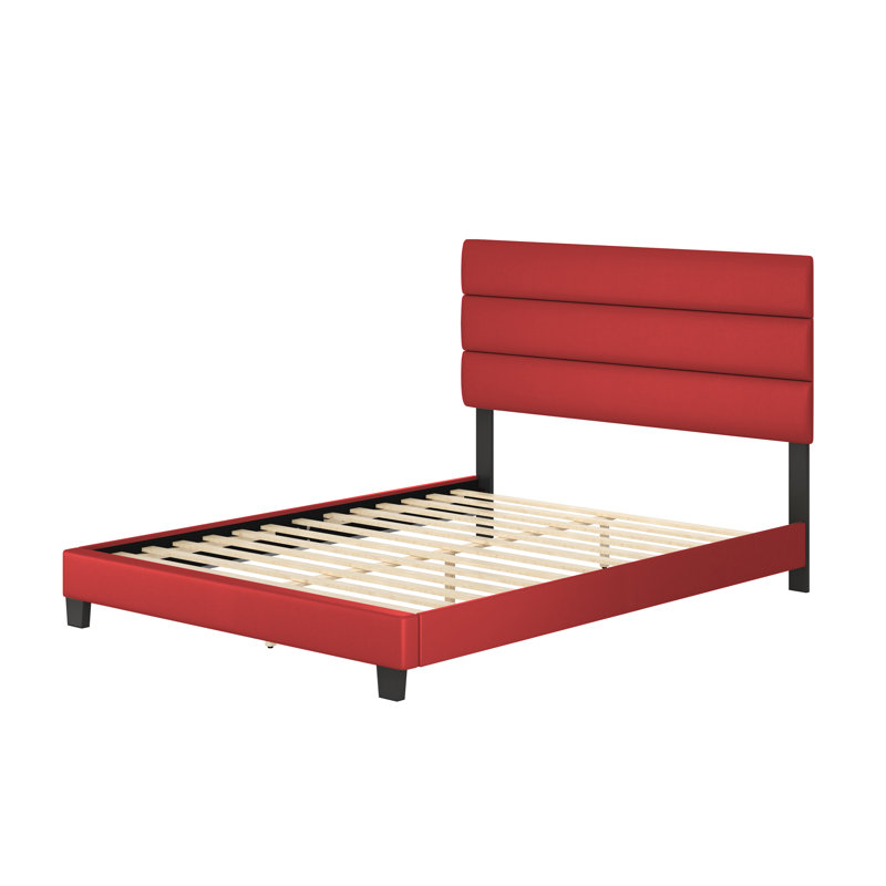 Base de lit tapissier Boyd Sleep Piedmont, Grand, Rouge