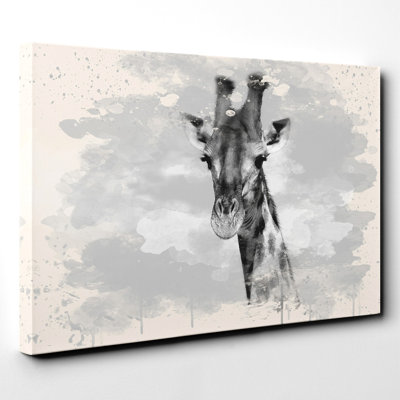 Giraffe Painting on Canvas - Wrapped Canvas