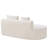 Boneless Modern Organic Curved Modular Compression Sectional Sofa with High-Density Foam-123687599