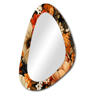 Grand miroir mural d'automne