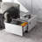 Smart End Table with Fridge and Built-In Outlets-86027535