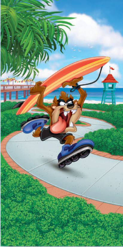 ben-and-jonah-royal-plush-looney-toons-taz-surf-beach-towel-wayfair
