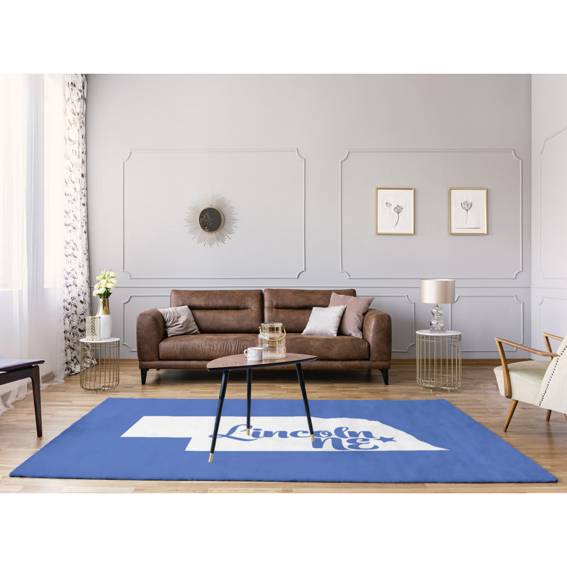 Tapis en poly-chenille lincoln nebraska, Rectangle 8 pi x 10 pi