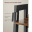 Chyna 137.5cm H x 56cm W Metal Bookcase