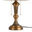 Lampe de table de style côtier avec abat-jour coquillage, lampe de table d'appoint en laiton antique-41632826