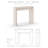Beveled Curved Cast Stone Fireplace Surround-105403553-105403556