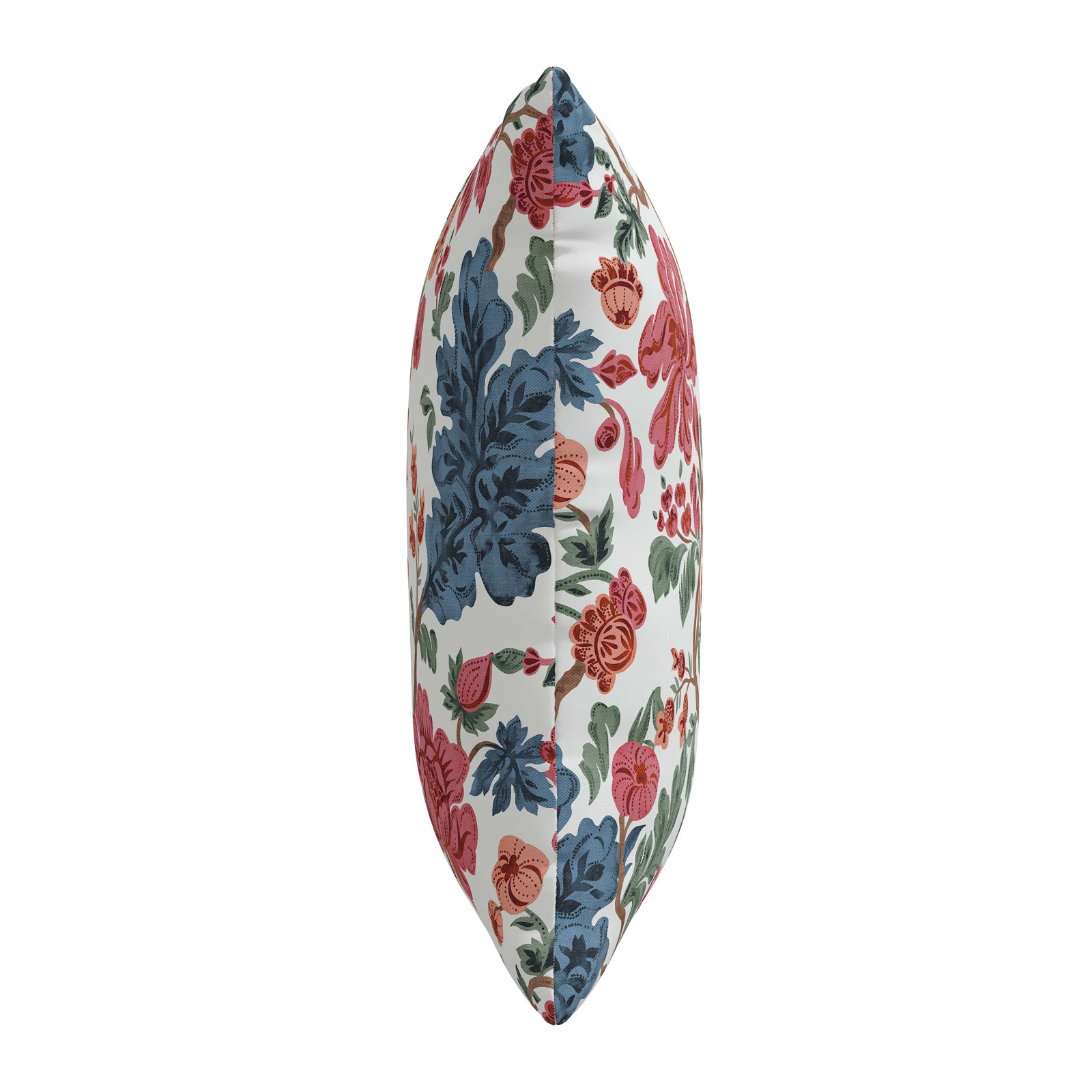 Jane Floral Cotton Throw Pillow, 20" x 20", Pillow Cover Only - No Insert