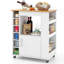 Muneo Wood Kitchen Cart