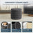 Bayville Swivel Chair With Round Storage Ottoman 2-Piece Set-1658283085